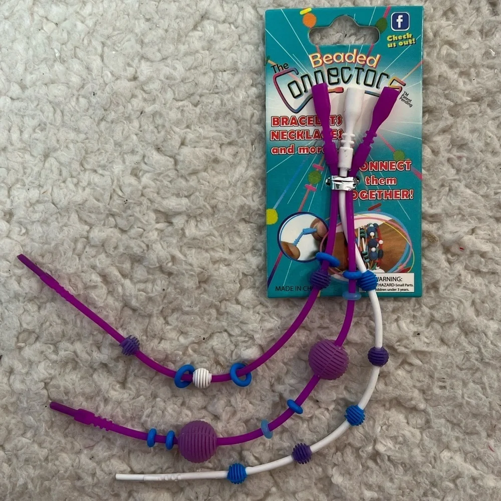 The Connectors Beaded Connectors Colorful Beaded Bracelet or Necklace Connectors